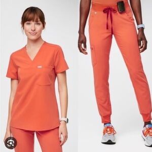 Figs sunset orange XS